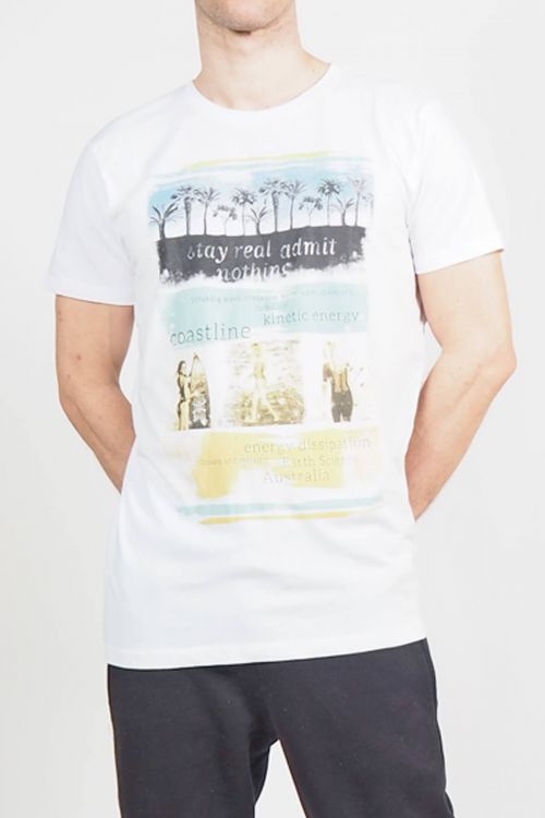 ΑΝΤΡΙΚΟ T-SHIRT ΜΕ ΣΤΑΜΠΑ