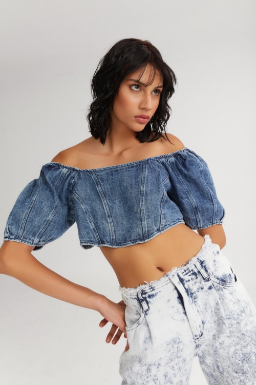 The Soft Serve Top Denim