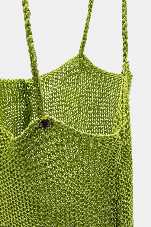 Metallic mesh bag