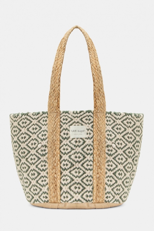 Jute beach bag