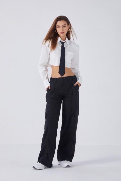 Urban black  full length cargo Minu