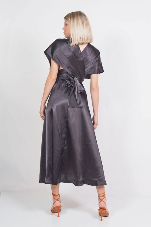 Gloria multiform satin dress