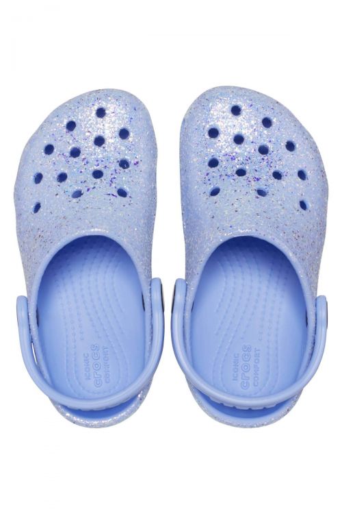 Classic Glitter Clog Kids - Σιέλ